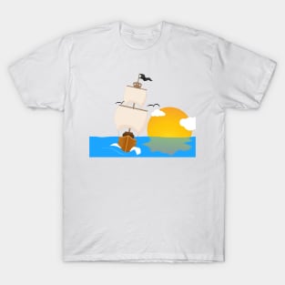 Pirate Boat T-Shirt